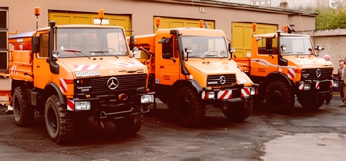 Mercedes-Benz Unimog municipal service vehicles
